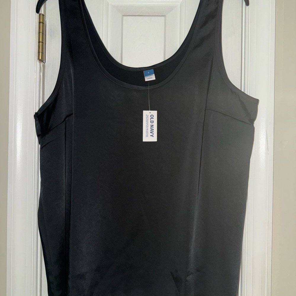 Old Navy Black Fitted Sleeveless Tank